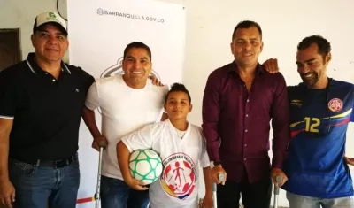 José Luis Álvarez, Víctor Pacheco, Larson Noguera, Willian Fiorillo y Guillermo Cepeda.