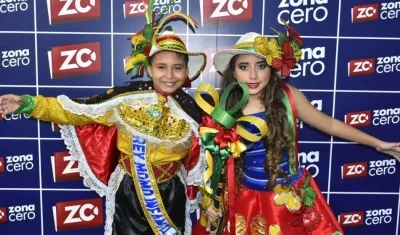 Luis Sebastián Silvera y María Isabel Suárez, Reyes Infantiles del Carnaval de Baranoa.