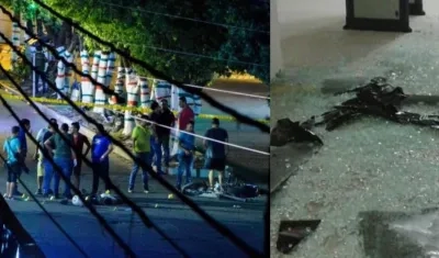 La reacción de la Policía dejó un atacante muerto y otro herido.