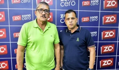 Édgar Blanco, y William Fiorillo, presidente y director ejecutivo de Asocolfa, respectivamente. 