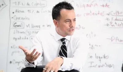 El gerente de la Radio Televisión Nacional de Colombia (RTVC), Juan Pablo Bieri,