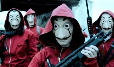 Imagen de la serie 'La casa de papel'.