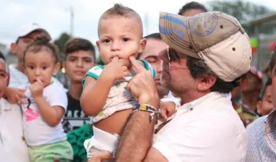 El Alcalde de Barranquilla, Alejandro Char.