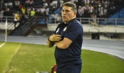 Luis Fernando Suárez, técnico de Junior. 