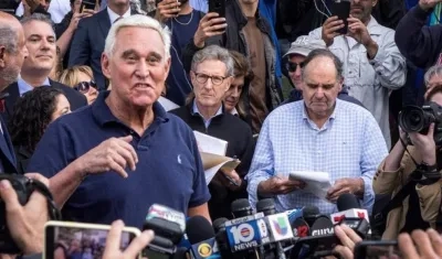 Roger Stone, asesor político republicano capturado.