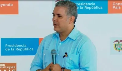 Iván Duque, Presidente de Colombia.