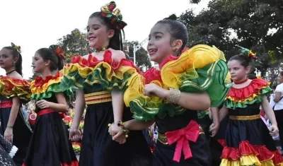 Los niños disfrutaron del desfile de principio a fin.