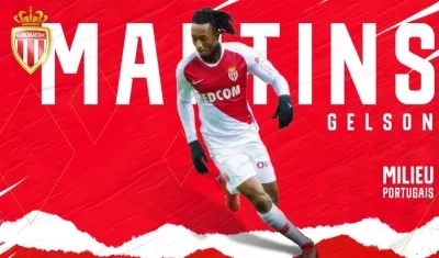 Gelson Martins, nuevo delantero del AS Mónaco. 