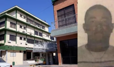 Fachada de Medicina Legal y José Alberto Ramos Hernández.