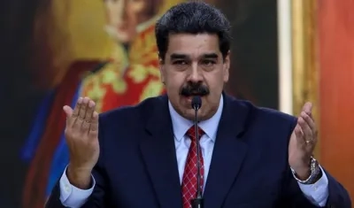 El Presidente de Venezuela, Nicolás Maduro.