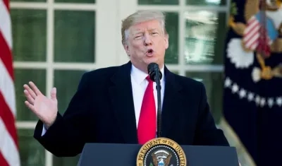 El presidente de EE.UU., Donald Trump.