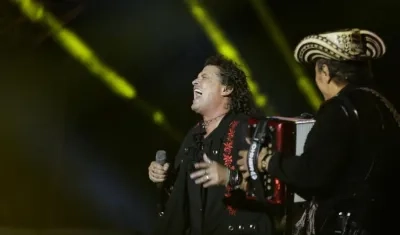 El cantante Carlos Vives.