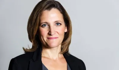 Chrystia Freeland, ministra de Asuntos Exteriores de Canadá.