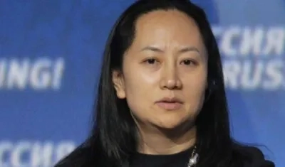 Meng Wanzhou, directora financiera de Huawei.