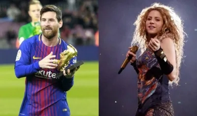 Messi y Shakira.