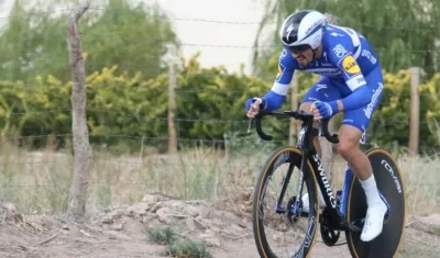 Julian Alaphillipe, ciclista francés. 