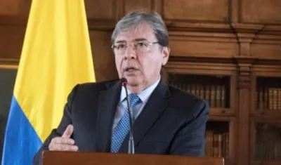Carlos Holmes Trujillo, canciller colombiano.