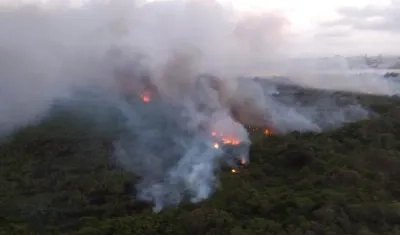 Incendio en Salamanca.