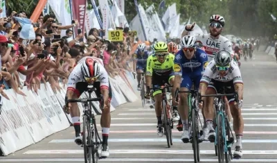 Fernando Gaviria, ciclista colombiano. 