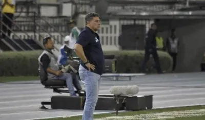 Luis Fernando Suárez, DT dsl Junior de Barranquilla.