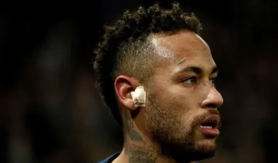 Neymar, delantero brasileño. 