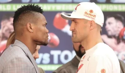 Eleider Álvarez y Sergey Kovalev.