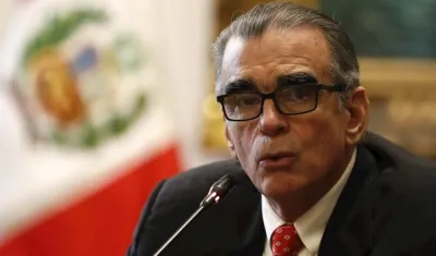 Pedro Olaechea, presidente del Congreso de Perú.
