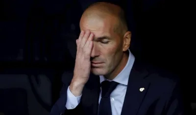 Zinedine Zidane, técnico del Real Madrid. 