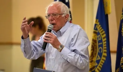 Candidato demócrata Bernie Sanders.