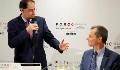 El ministro de Comercio, José Manuel Restrepo, en un foro.