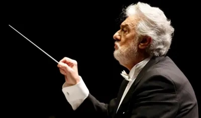 El tenor español Plácido Domingo.