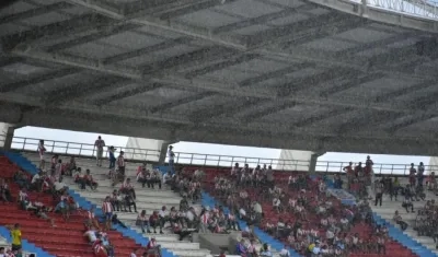 Cubierta del estadio Metropolitano.