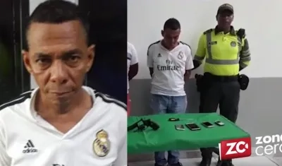 Juan Bautista Campo cuando fue capturado en octubre del 2018.