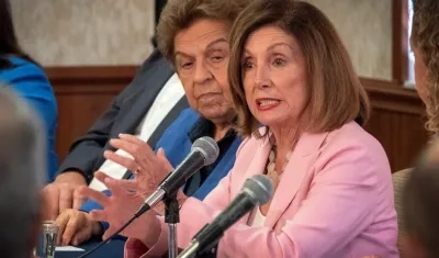 La demócrata Nancy Pelosi. 