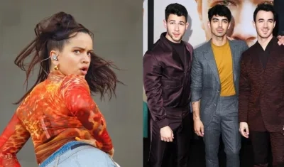 Rosalía y los Jonas Brothers.