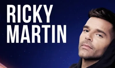Ricky Martin, cantante puertorriqueño.