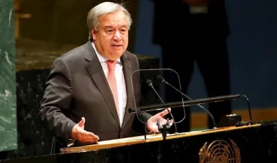El secretario general de las Naciones Unidas, António Guterres.
