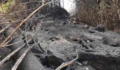 Lugar donde se produjo el atentado terrorista.