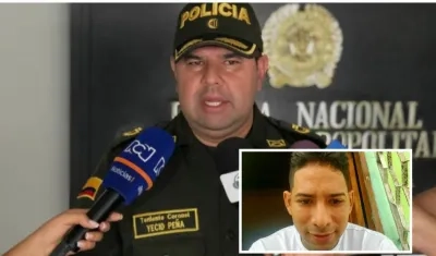 Teniente coronel Yecid Peña, comandante operativo de la Mebar.