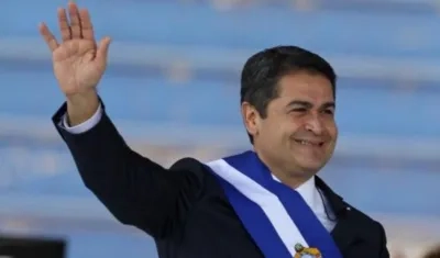 El presidente de Honduras, Juan Orlando Hernández.
