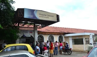 Los lesionados fueron atendidos en el Hospital General de Barranquilla.