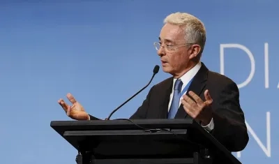 El expresidente Álvaro Uribe Vélez.