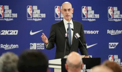 Adam Silver, comisionado de la NBA. 