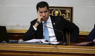 El líder del Parlamento venezolano, Juan Guaidó.