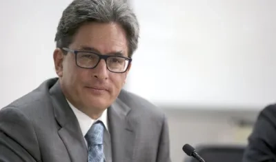 Alberto Carrasquilla, ministro de Hacienda.