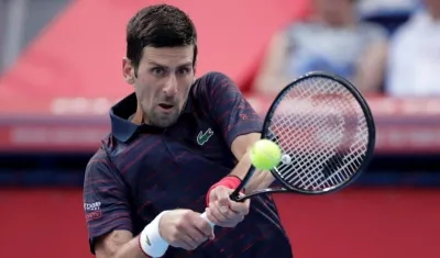 Novak Djkovic, tenista serbio. 