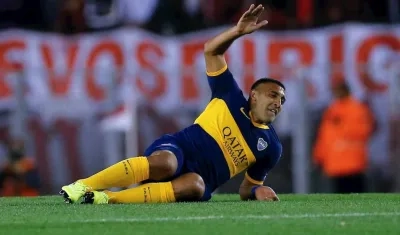  Ramón Ábila, jugador de Boca Juniors.