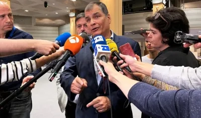 El expresidente de Ecuador, Rafael Correa.