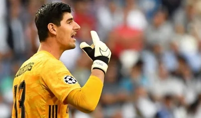 Thibaut Courtois, arquero del Real Madrid y Bélgica. 