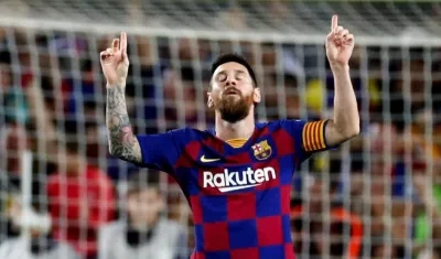 Lionel Messi, jugador argentino. 